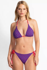 FRISELL EYELET STRING BIKINI TOP