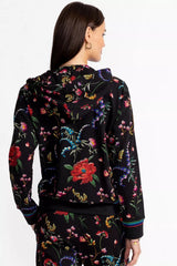 BEE ACTIVE ZIP FRONT HOODIE WITH TAPE