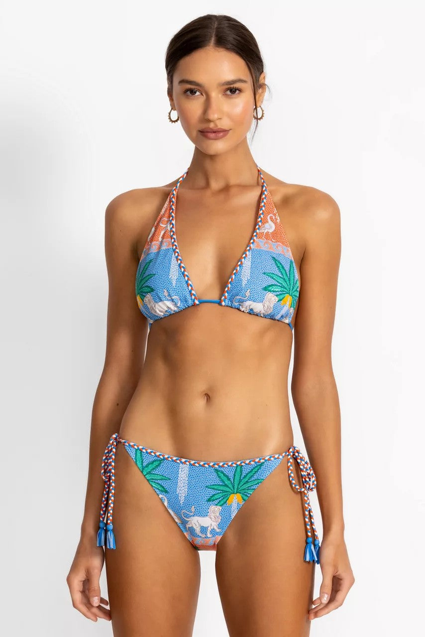 JW X PAOLITA BRAID STRING BIKINI TOP
