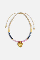 HEART OM PENDANT BRACELET