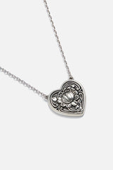 ANTIQUE HEART PENDANT NECKLACE