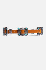 PIAZZA ITALIAN LEATHER CONCH BELT