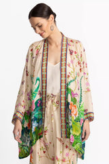 SHAE PRINTED KIMONO