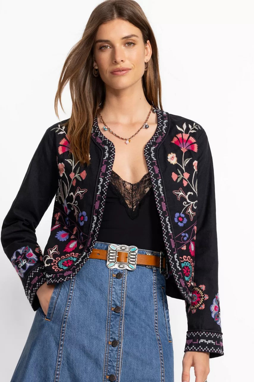 LINEN BOLERO JACKET