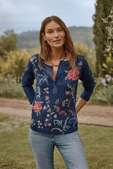 MIXED MEDIA HENLEY THERMAL