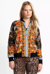 FRENCH TERRY BOMBER JACKET