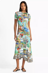 THE JANIE FAVORITE ASYMMETRIC HEM SHORT DRESS