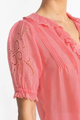 ANETTE RUFFLE BLOUSE