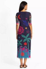 ASTRID MESH MIDI DRESS