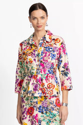 PEPLUM LINEN JACKET