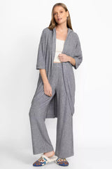 RIB HI LOW KIMONO