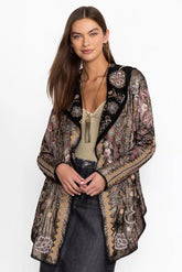 BIYA METALLIC SHORT HOODIE