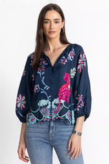 HARLYN BUTTON FRONT BLOUSE