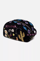 ARIZONA COTTON VELVET MAKEUP BAG