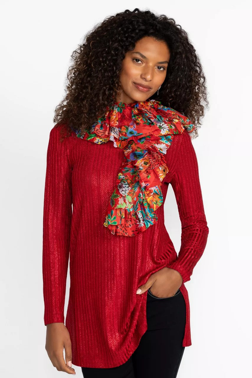 BOBCAT FOREST RUFFLE SCARF
