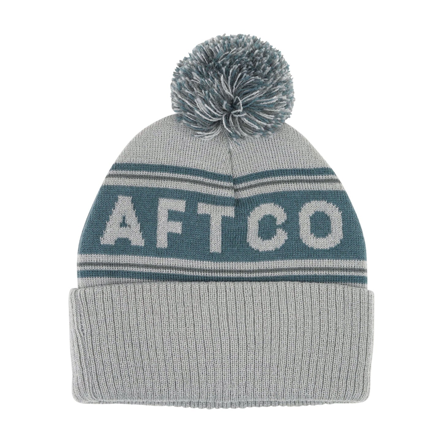 AFTCO Women's OG Pom Beanie Light Gray