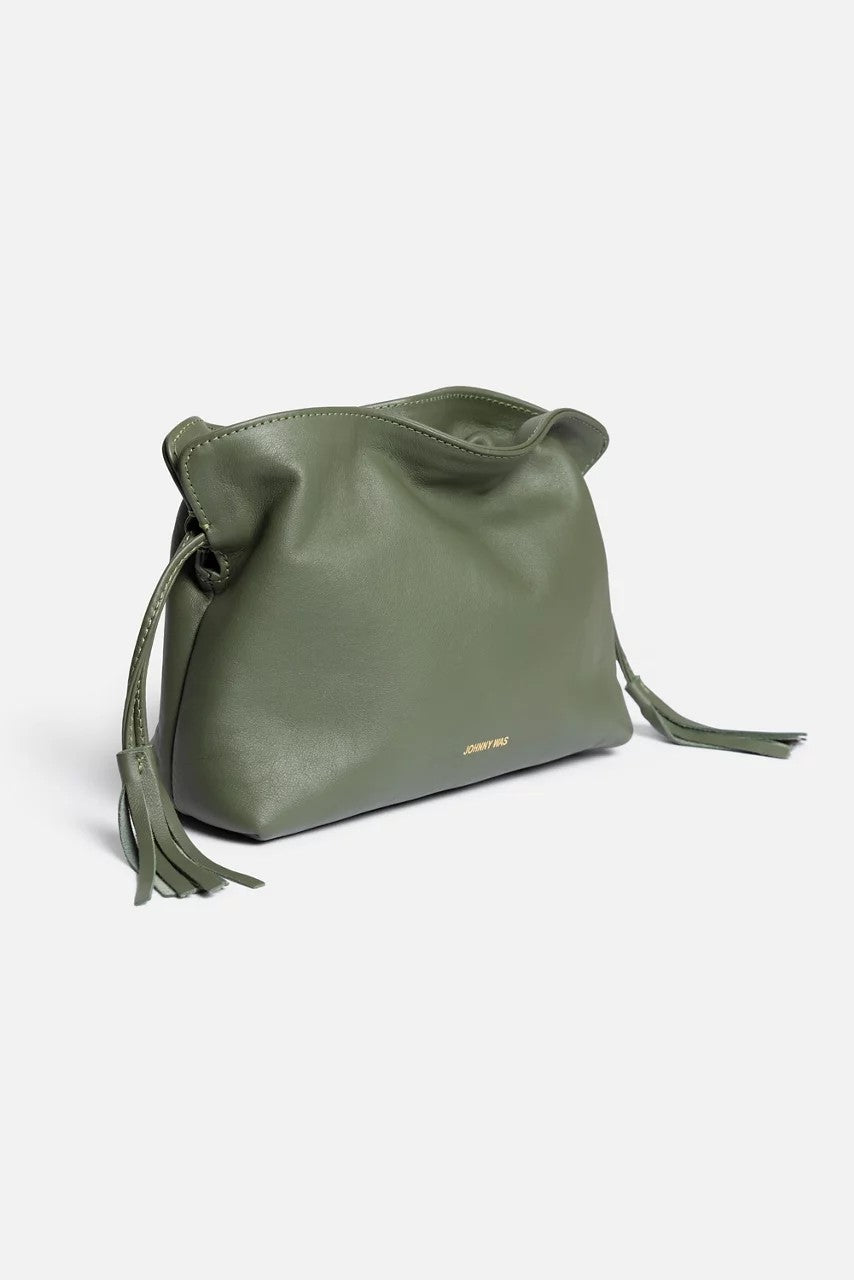 CINCH POUCH ITALIAN LEATHER CROSSBODY