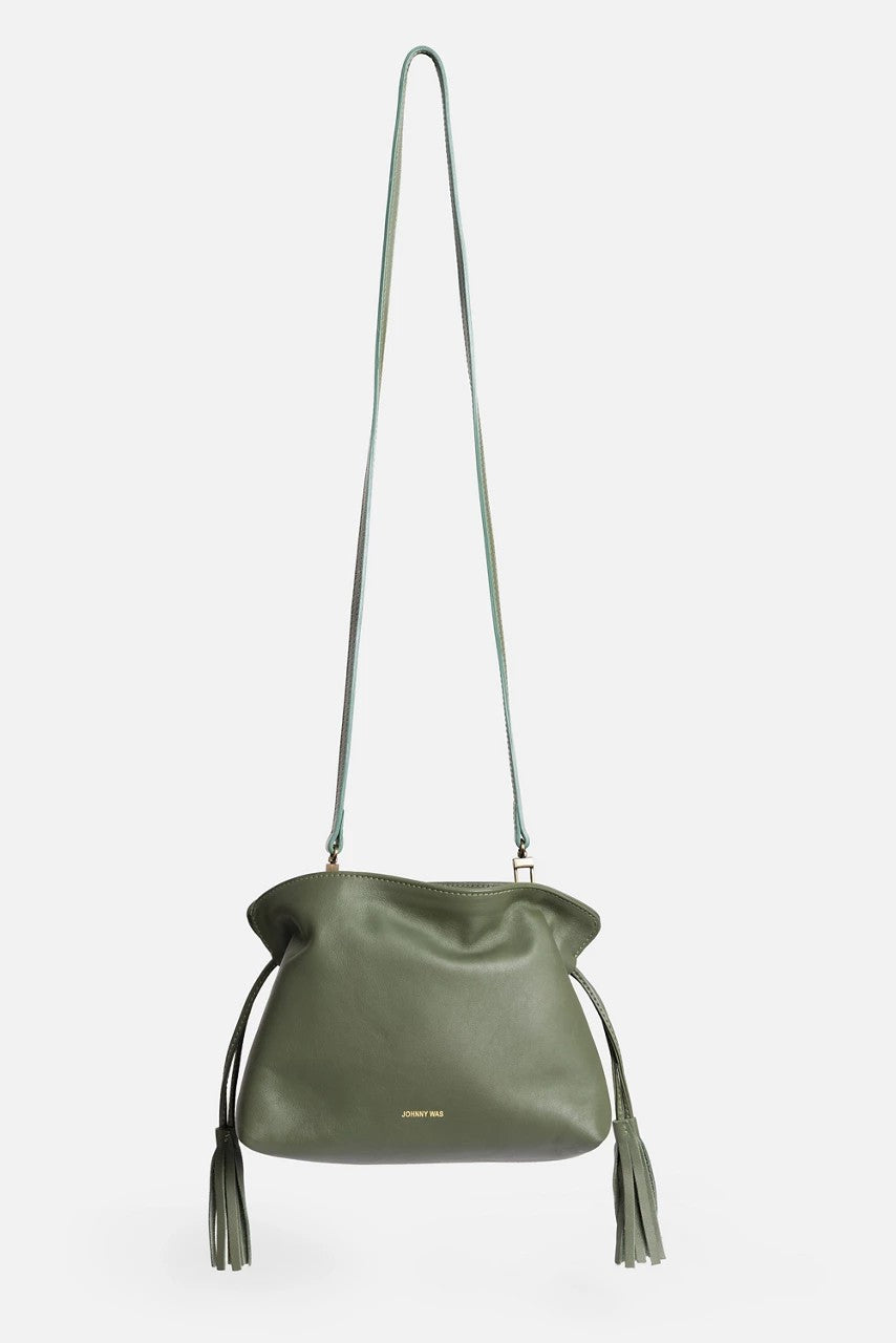 CINCH POUCH ITALIAN LEATHER CROSSBODY