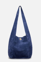 TASSEL CHAIN ITALIAN SUEDE HOBO BAG