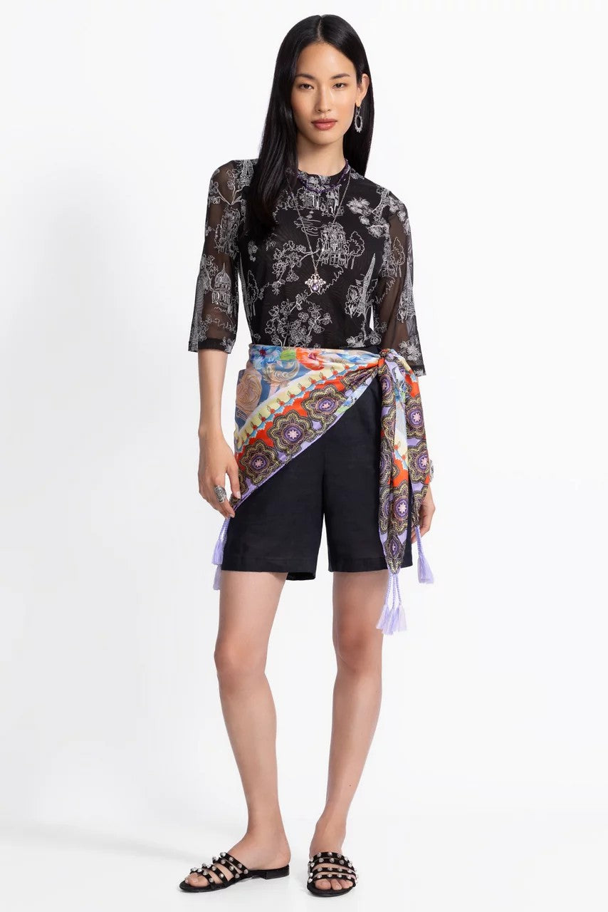 DECO SILK SCARF