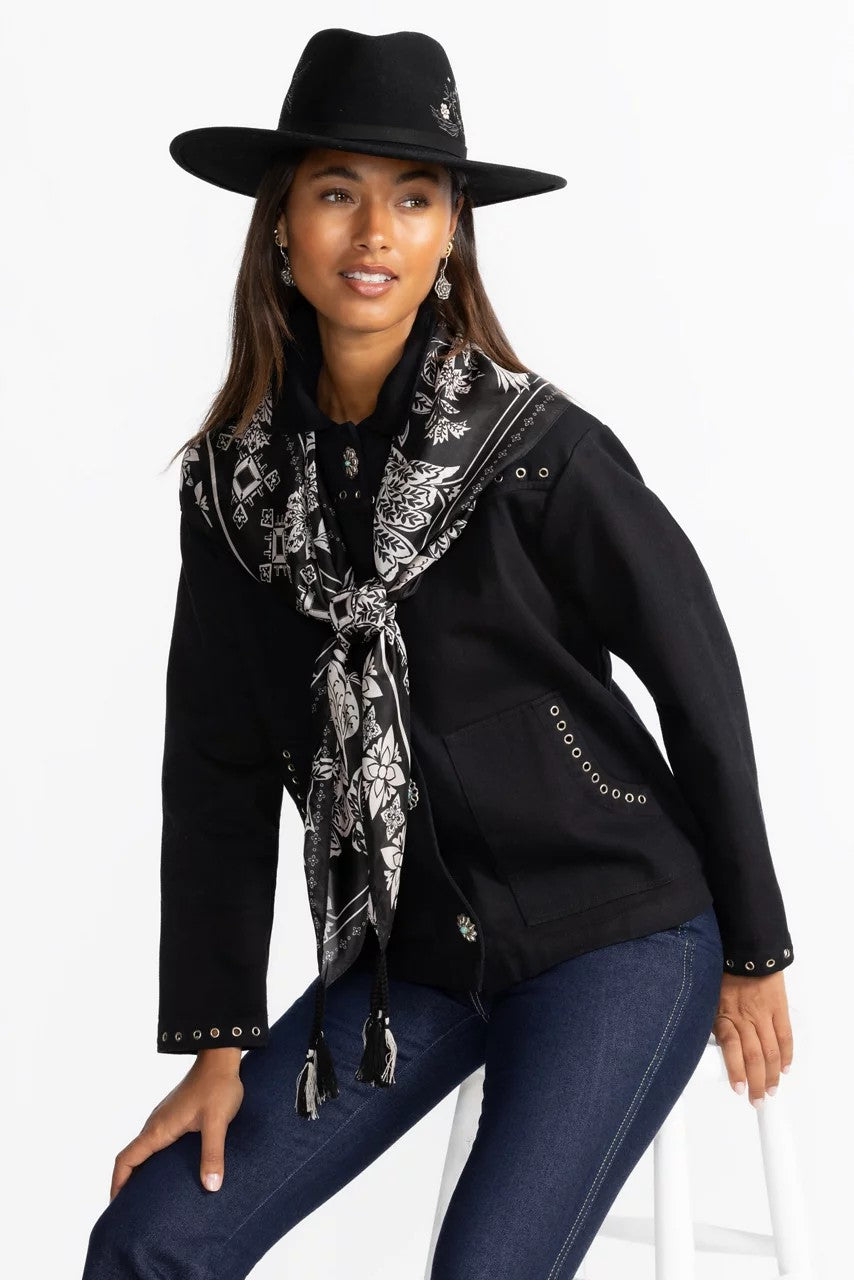 MYNA SILK SCARF