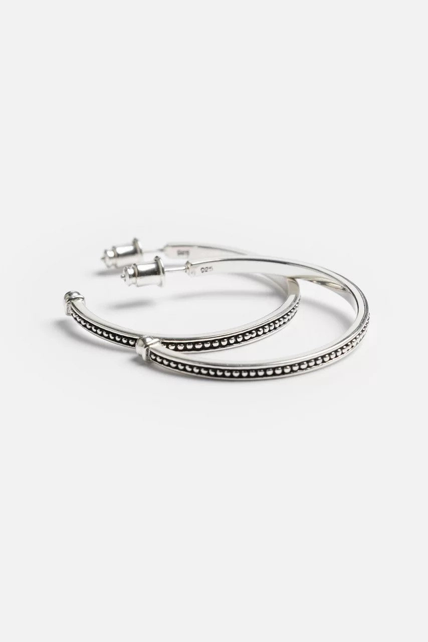 JAWAN CURVES HOOP EARRINGS