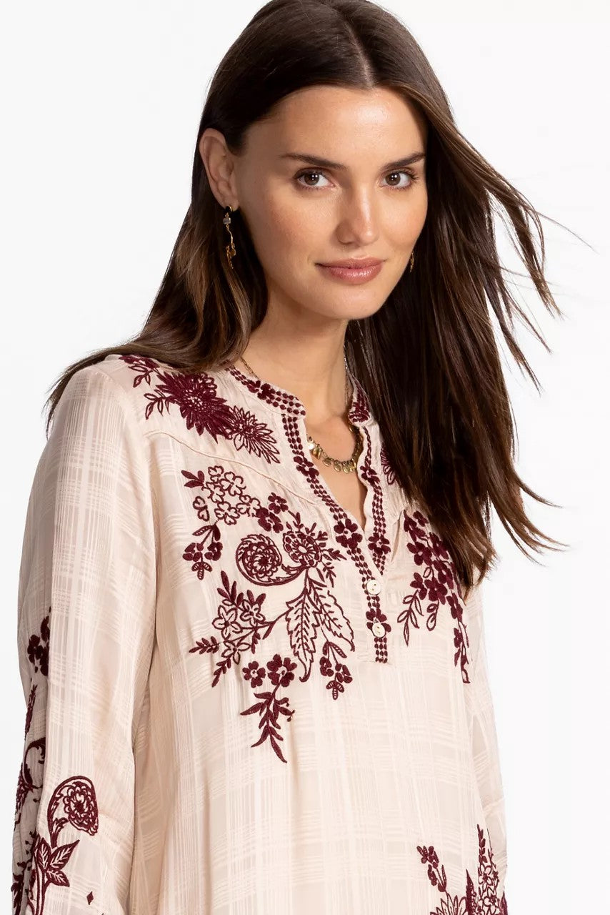 WESTERN PIPED YOKE DRESS