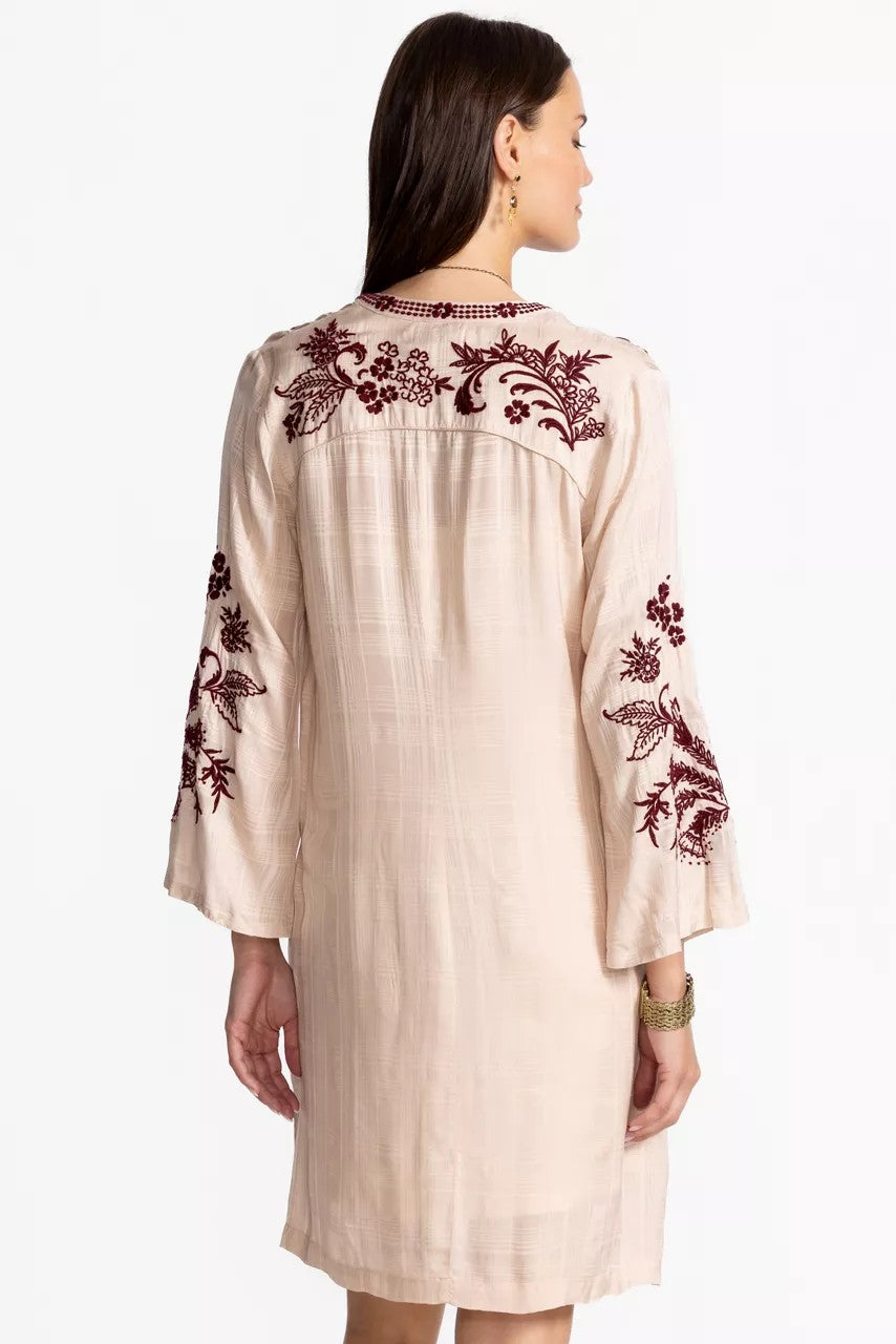 WESTERN PIPED YOKE DRESS