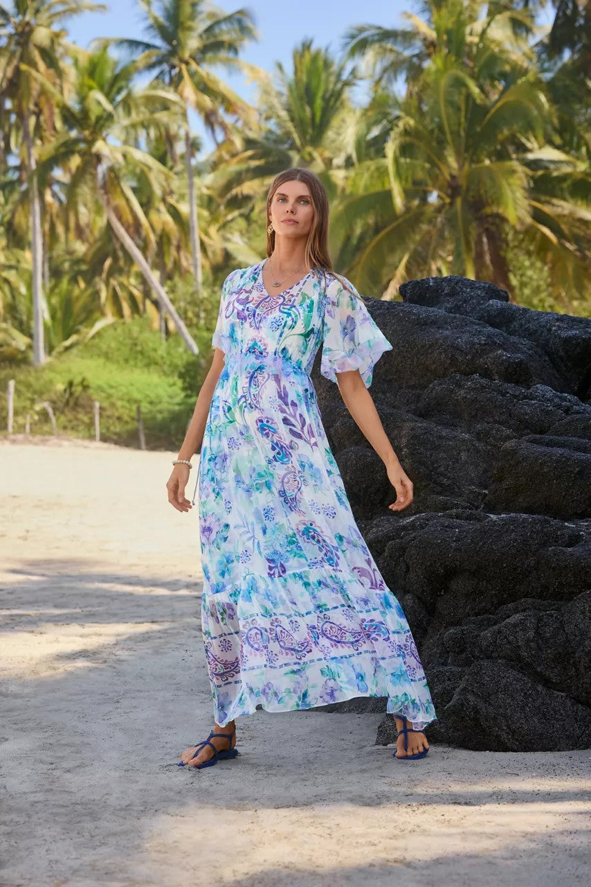 ANNAMARIE FLUTTER MAXI DRESS