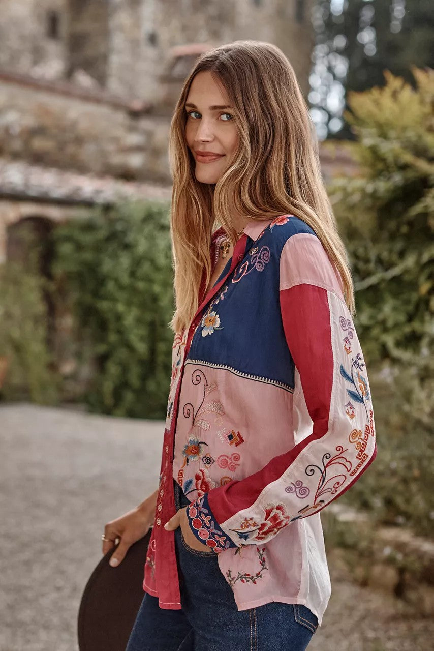 MARCIA COLOR BLOCK SHIRT