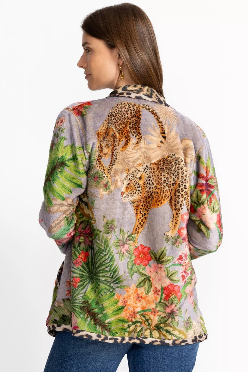 REVERSIBLE JOAN WRAP BINDED SHERPA JACKET