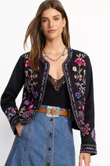 LINEN BOLERO JACKET