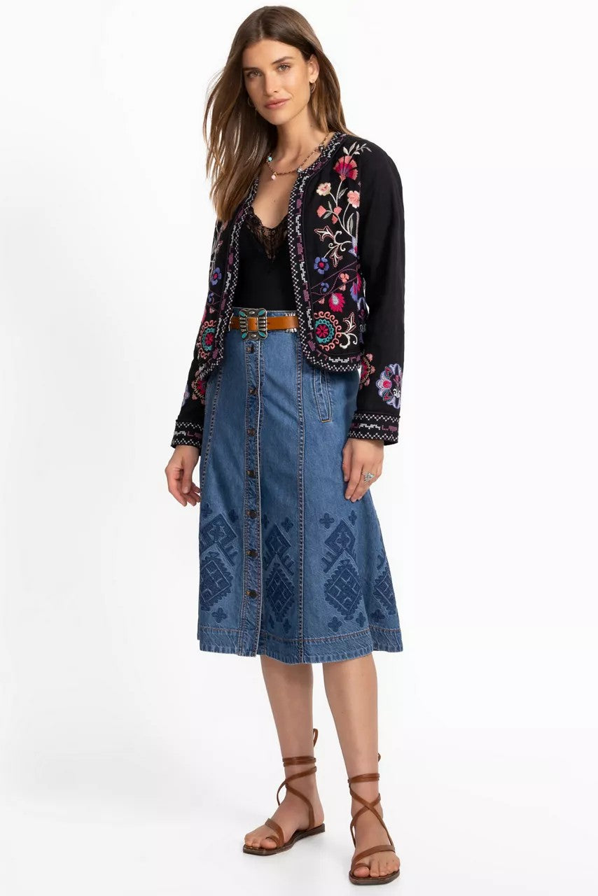 LINEN BOLERO JACKET