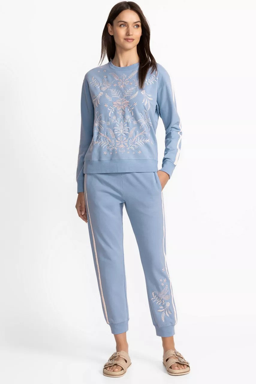 BEE ACTIVE CREW NECK PULLOVER WITH STRIP