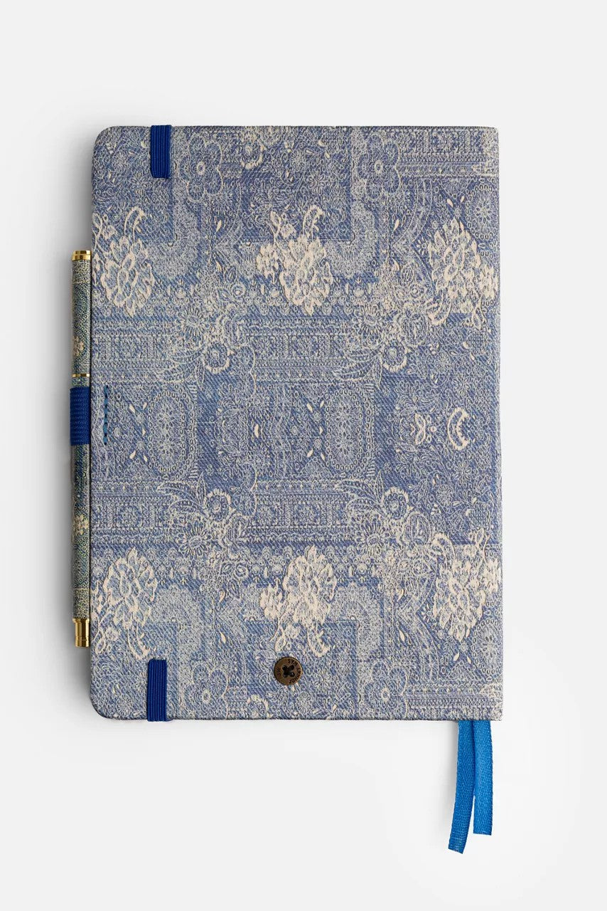 DENIM EMBROIDERY JOURNAL AND PEN SET