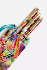FLORAL STRIPE PEN SET