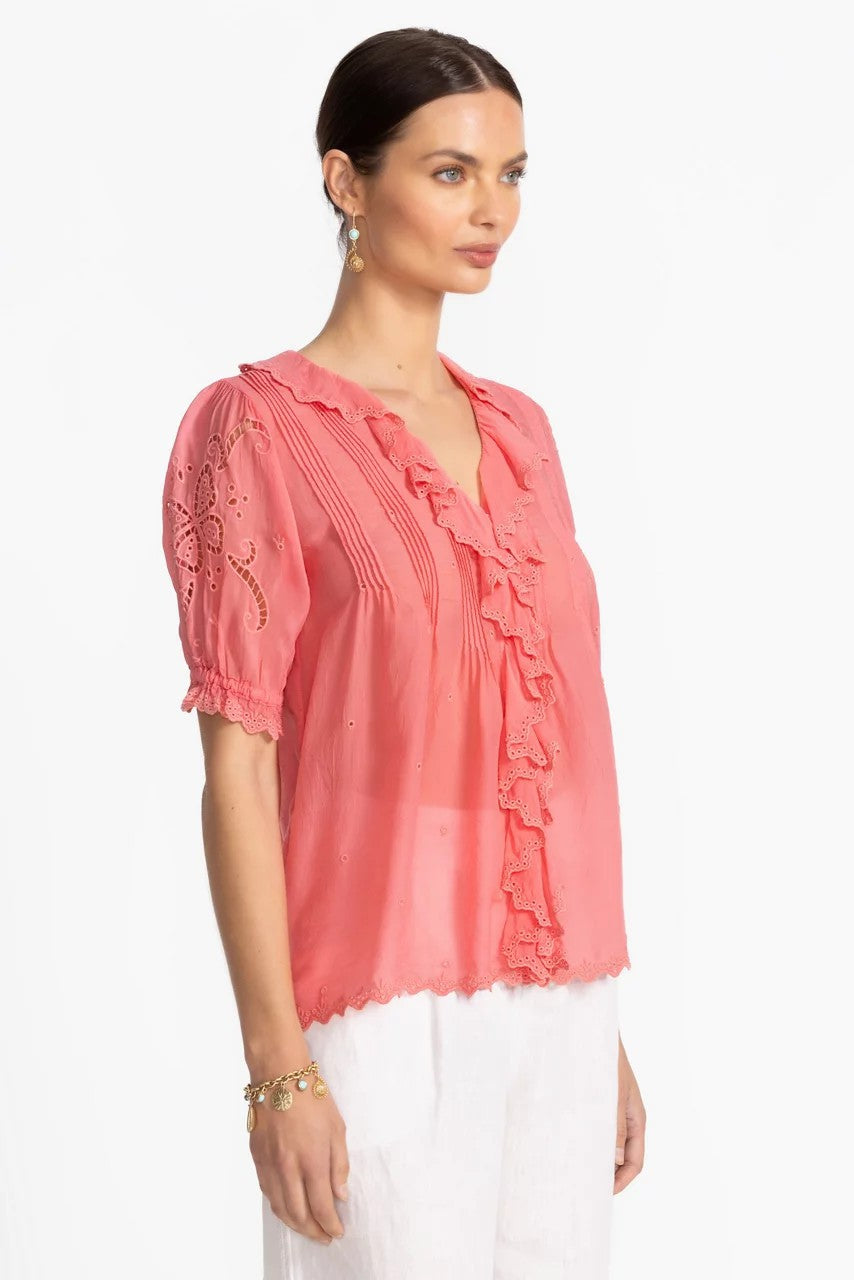 ANETTE RUFFLE BLOUSE