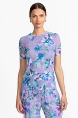 ELEANOR SHORT SLEEVE MESH TEE