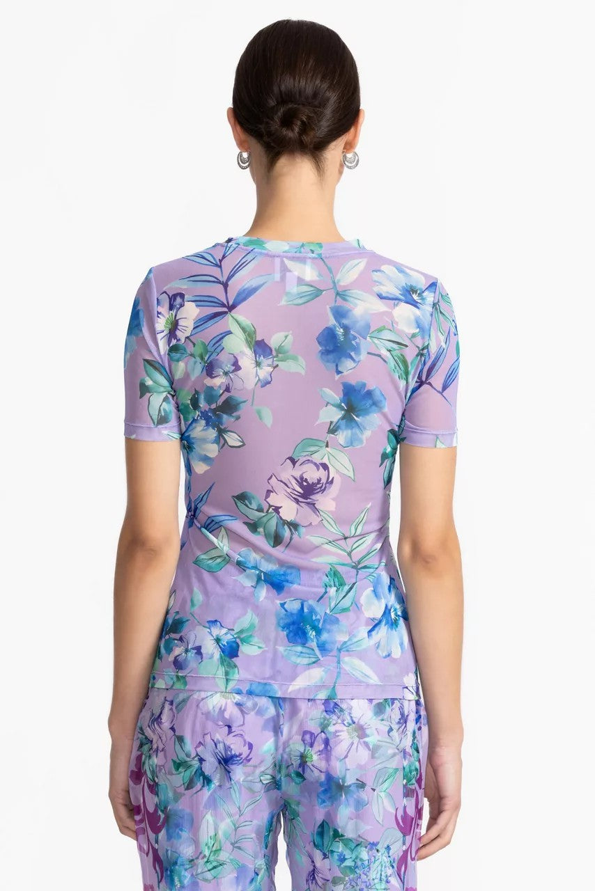 ELEANOR SHORT SLEEVE MESH TEE