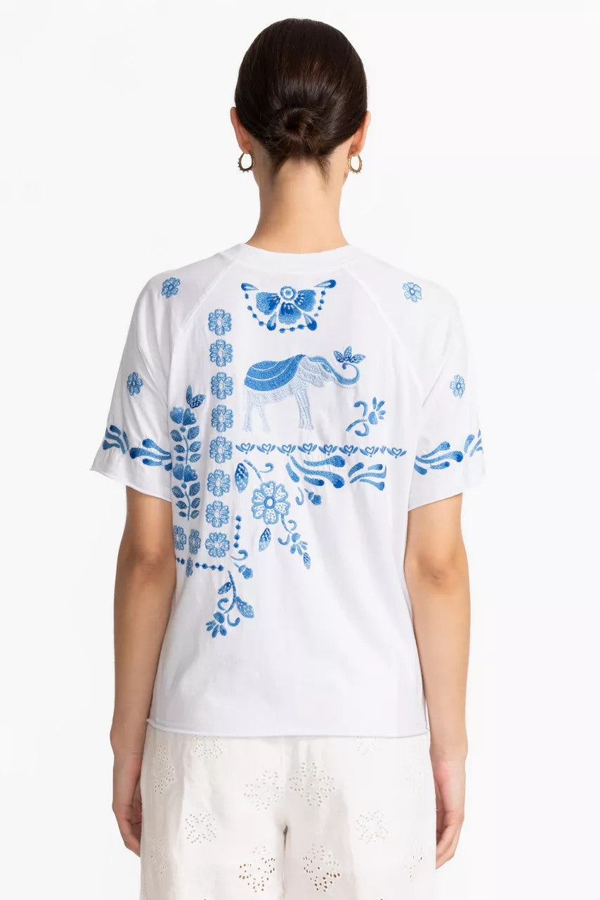 RAW EDGE RAGLAN BOXY TEE