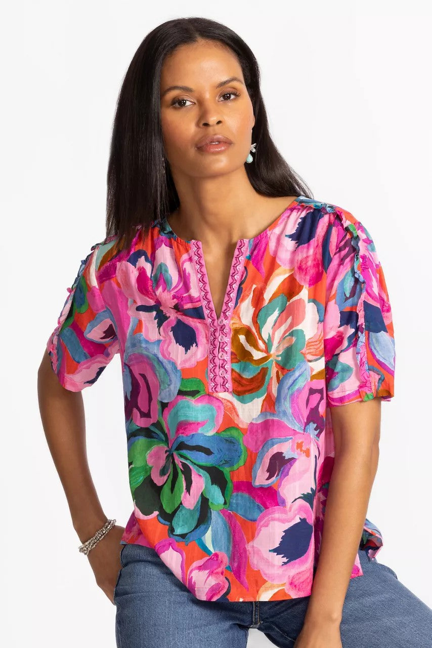 RUFFLE SEAM TOP