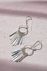 FEATHER CASCADE EARRINGS