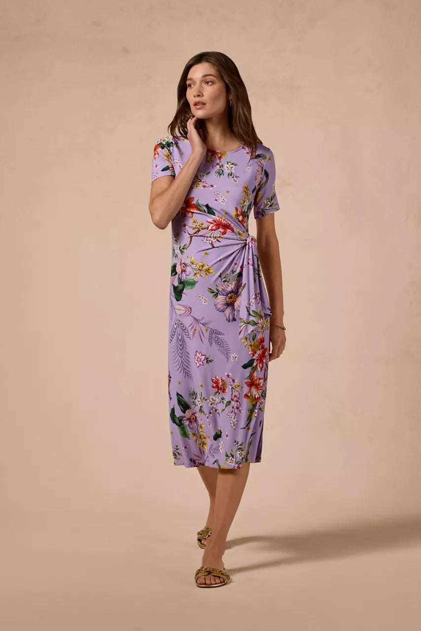 THE JANIE FAVORITE SIDE TIE KNIT DRESS