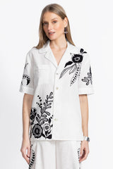 LINEN CAMP SHIRT