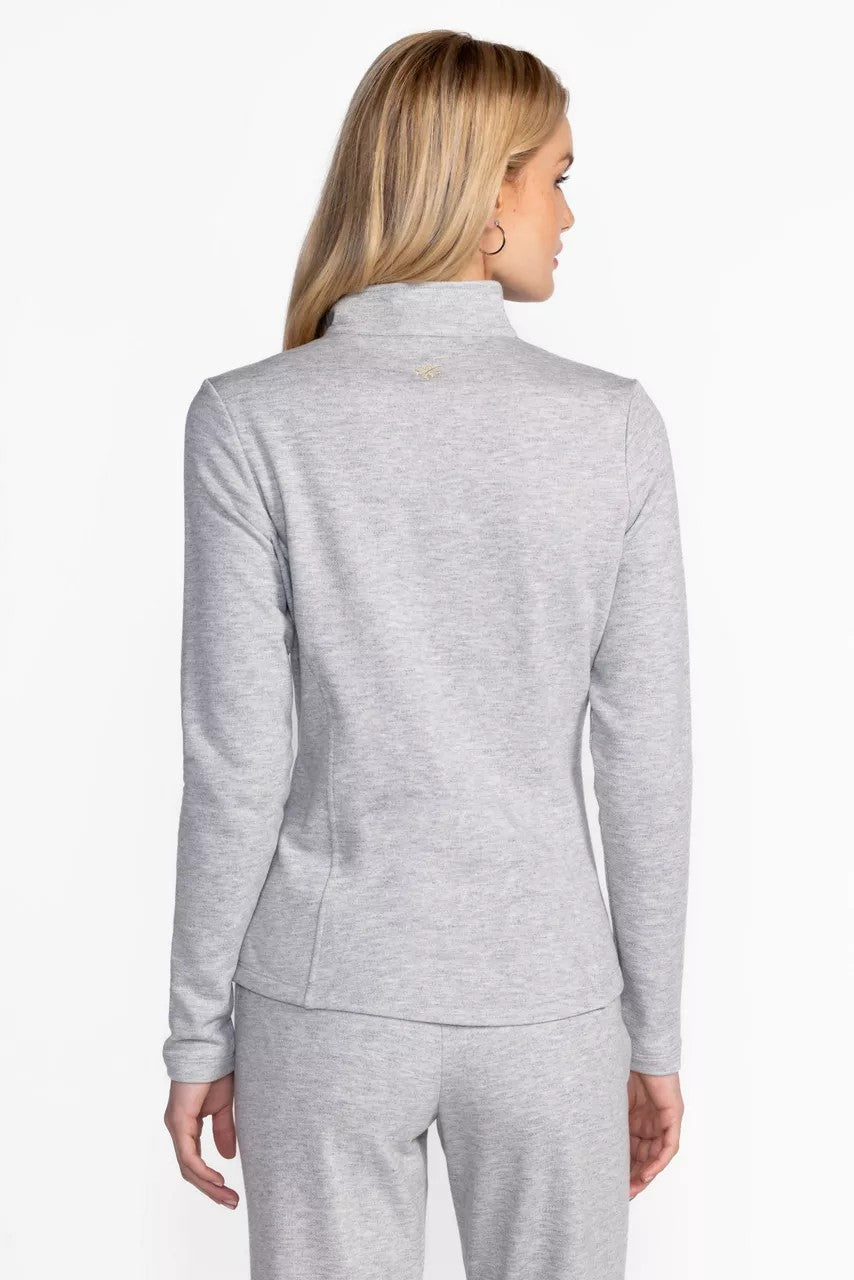 BEE ACTIVE ATHLETIC MOCK NECK PULLOVER