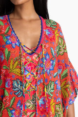 RUMBA MAXI CROCHET KIMONO