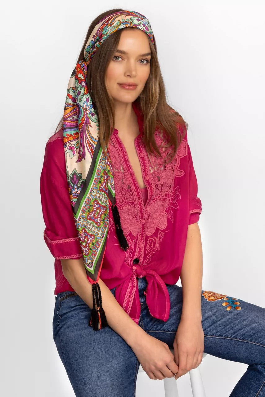CACHEMIR SILK SCARF