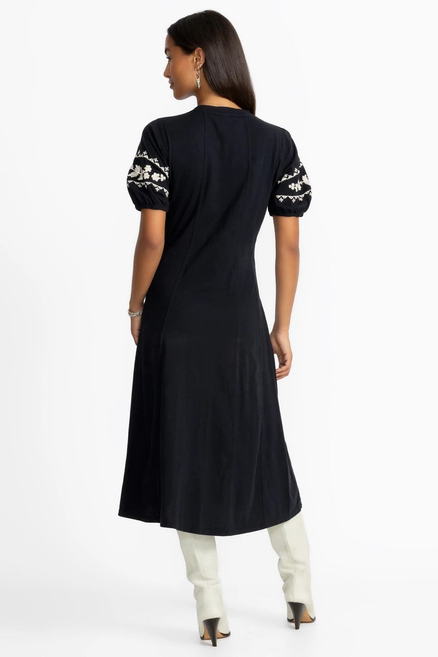 SEAMED KNIT DRESS