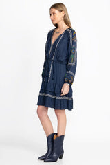 LEXIE TIERED MINI DRESS