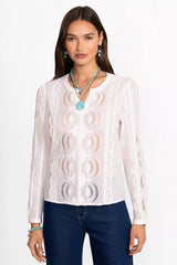 MAKAYLIN BUTTON UP BLOUSE